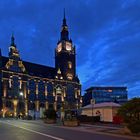 W'tal [861] Elberfelder Rathaus bei Nacht