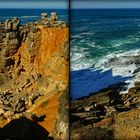 wuchtige Felsenklippe Peniche (3D-X-View)