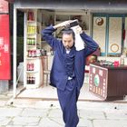 Wudang-Kung-Fu-Meister zeigt seine Kunst