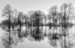 Wümme-Hochwasser bei Fischerhude