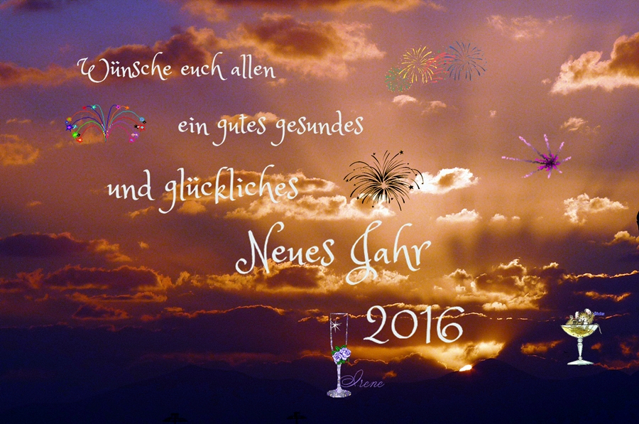 wünsche allen ein gesundes u. glückliches Neues Jahr 2016