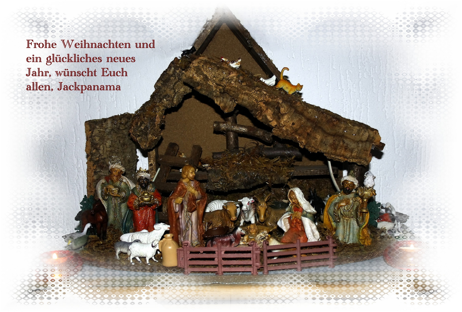 Wünsche allen schöne Weihnachten und einen guten Rutsch ins Neue Jahr, vor allem aber Gesundheit