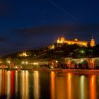 Würzburg, alte Mainbrücke, Käppele und Marienfeste