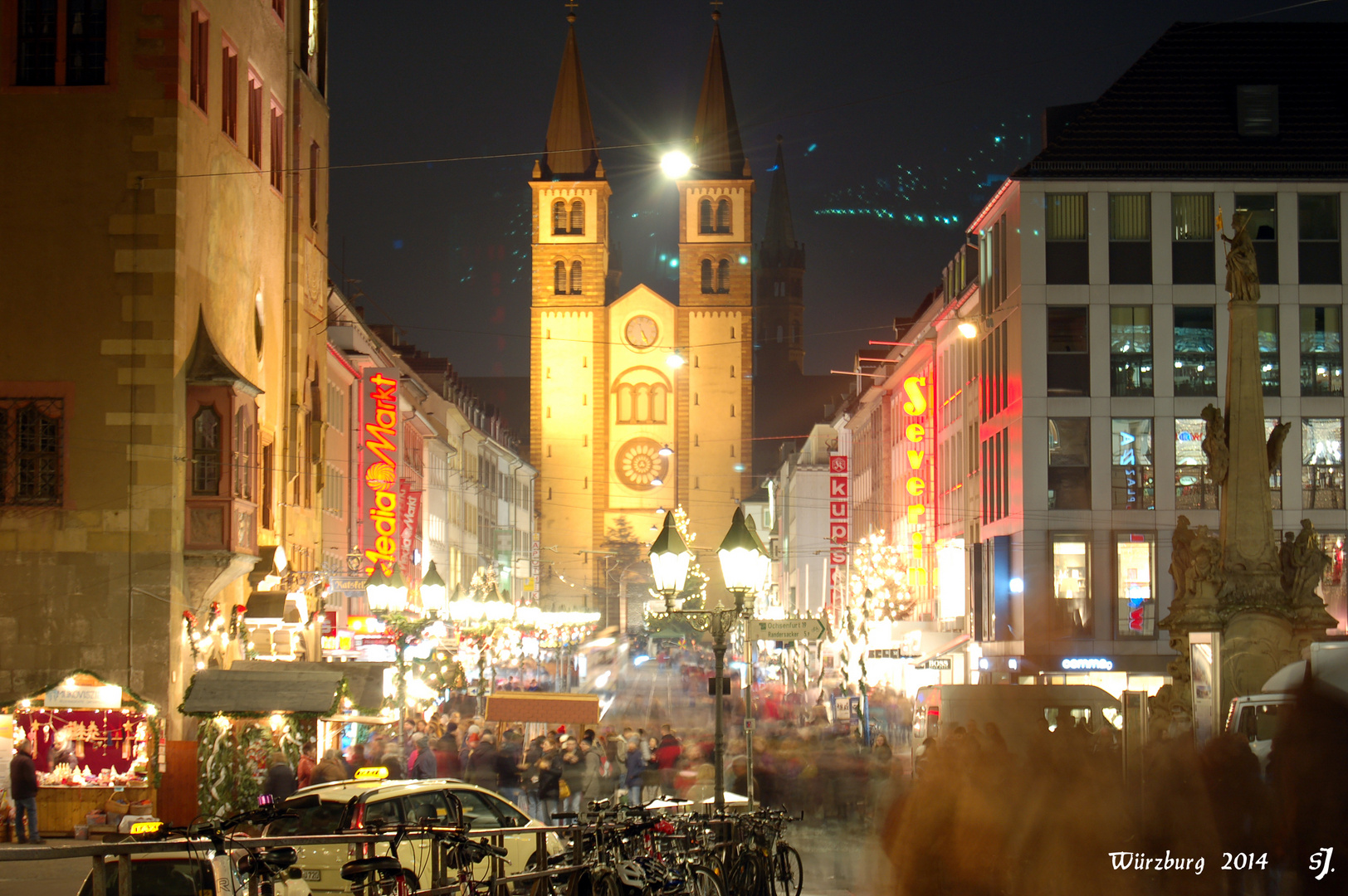 Würzburg bei Nacht