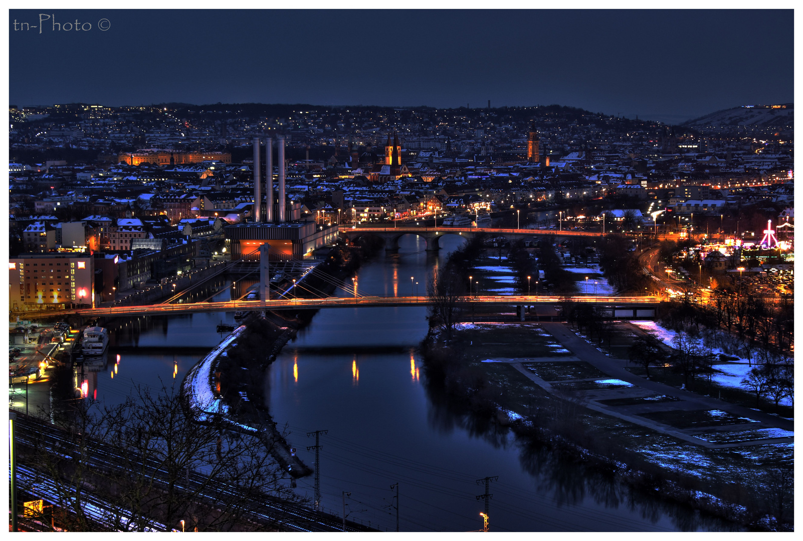 Würzburg bei Nacht