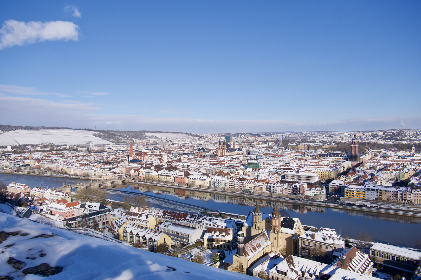 Würzburg bei Schnee