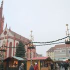 Würzburg, der Weihnachtsmarkt an der Marienkapelle