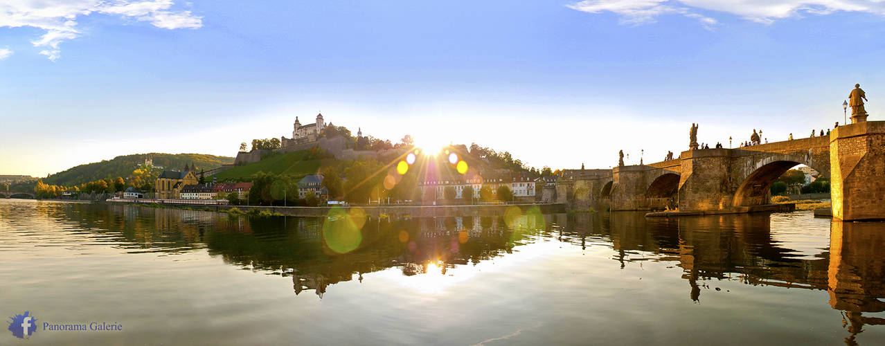 Würzburg --> ein Sommerabend geht zu Ende