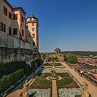 Würzburg - Festung Marienberg ,Garten 