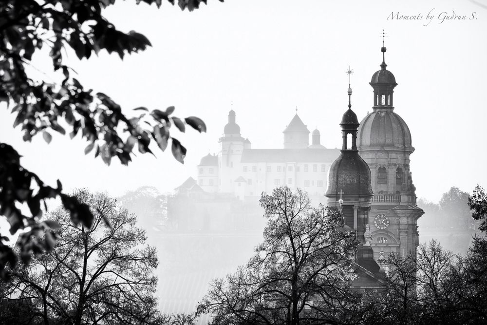 Würzburg im Nebeldunst