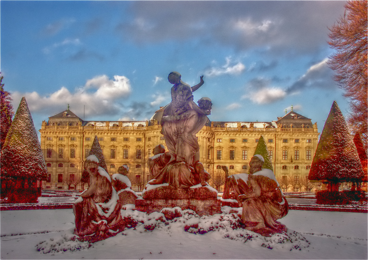 Würzburg im Winter