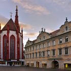 Würzburg, Marienkapelle und Falkenhaus