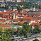 würzburg vom käppele fotografiert