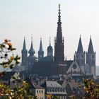 Würzburgs Kirchenlandschaft im Herbst