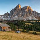 Würzjoch vor der Bergkulisse des Peitlkofel