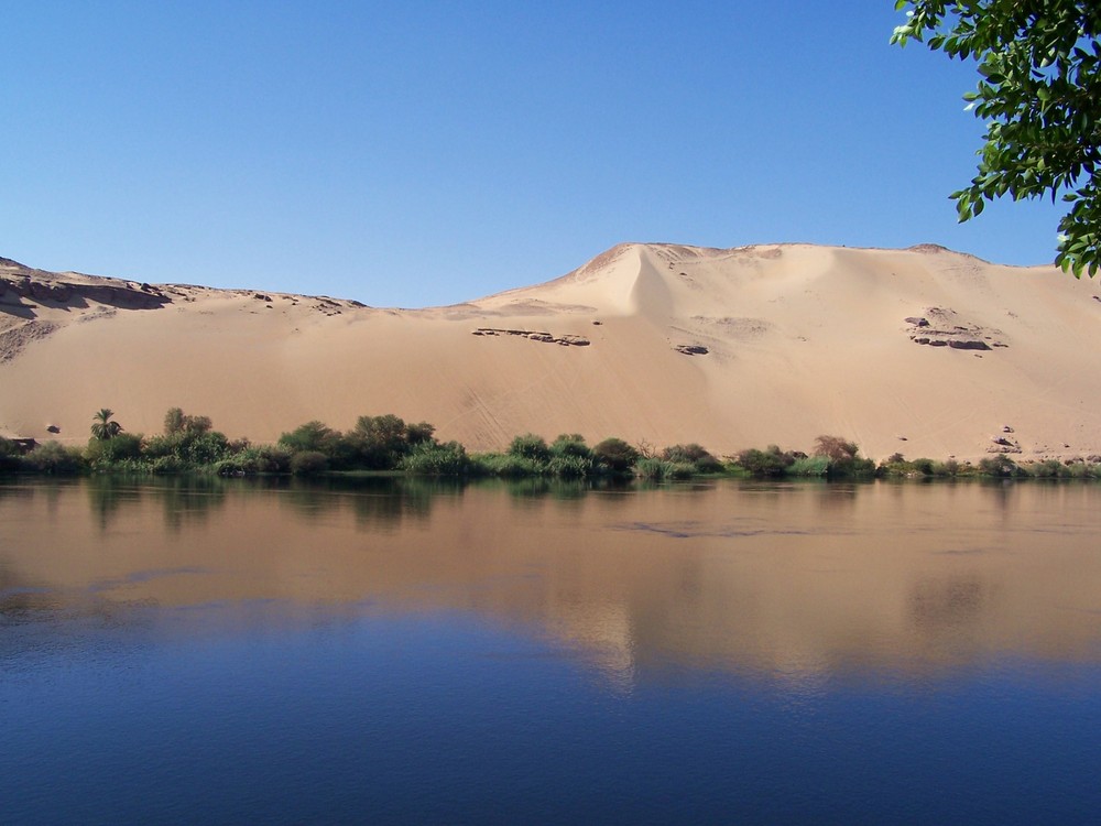 Nil Zastępował Egipcjanom Drogi Ponieważ wüste am nil Foto & Bild | africa, egypt, north africa Bilder auf