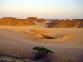 Wüste bei Sonnenuntergang - heißt Demut erfahren von CAurelia