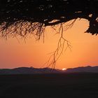 Wüsten Sonnenuntergang