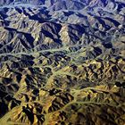 Wüstengebirge im Anflug auf Marsa Alam