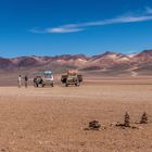 Wüstengebirgszug an der chilenischen Grenze im Süden Boliviens