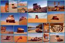 Wüstenkäfer- Collage - Mit einem VW-Käfer durch die Libysche Sahara/ Erg Ubari by r.ettl 