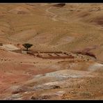 Wüstenlandschaft bei Ait Ben Haddou, Marokko