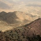 Wüstenlandschaft im Wadi Mistal