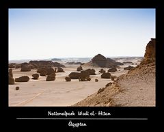 Wüstenlandschaft in Ägypten