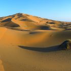 Wüstenpanorama bei Merzouga, Marokko