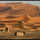 Wüstenschloss im Erg Chebbi, Merzouga, Marokko