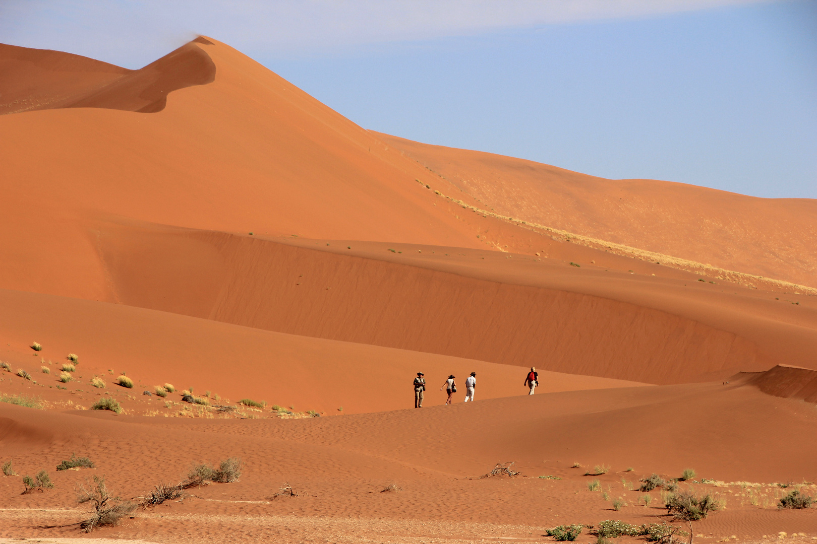 wüstenspaziergang in namibia