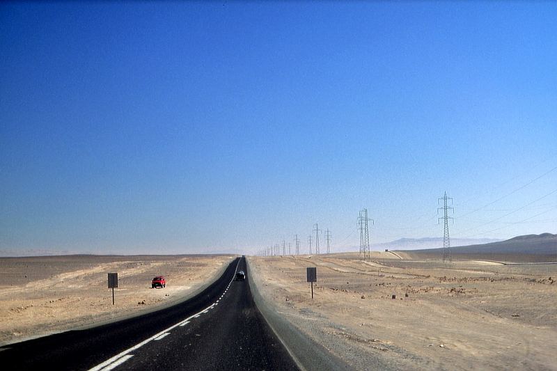 Wüstenstraße nach Antofagasta