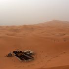 Wüstensturm im Erg Chebbi, Marokkos großer Dünenregion