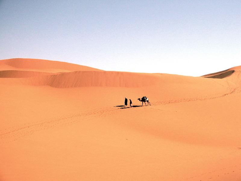 Wüstenwanderung in Marokko