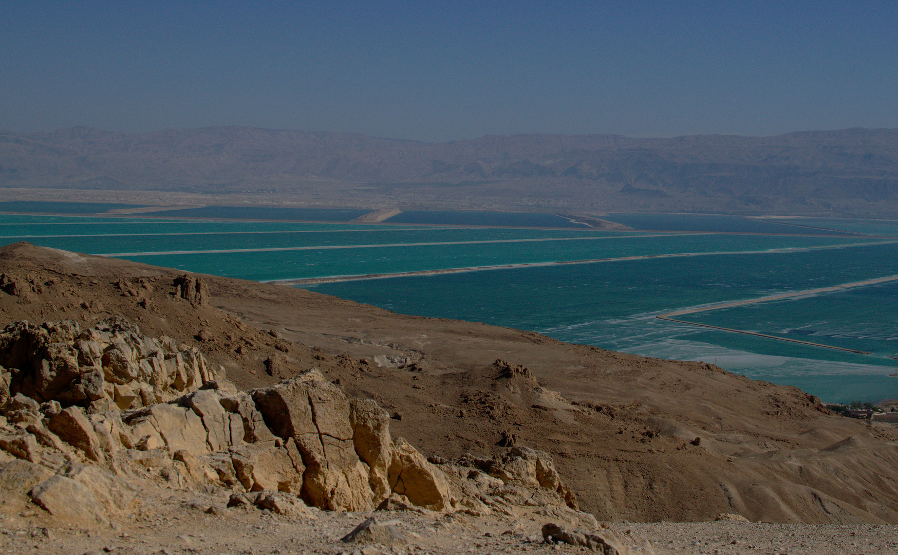 Wüster über dem Toten Meer