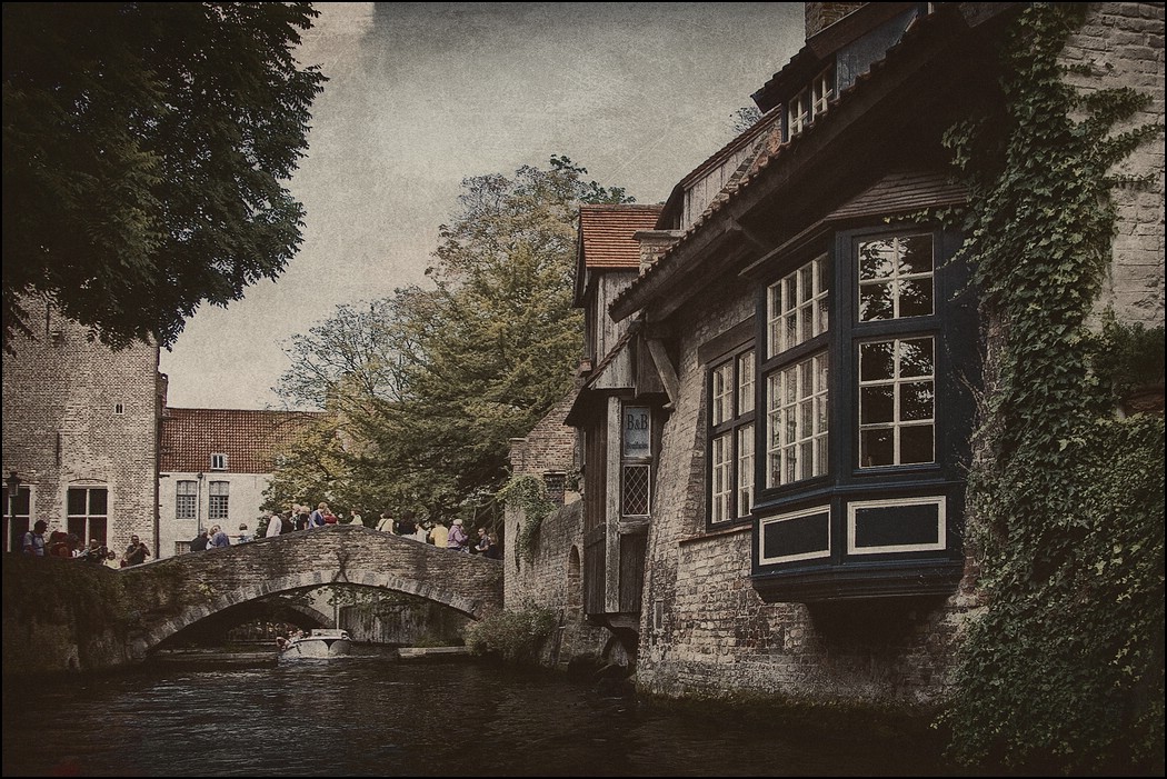 Wunderbare Gracht in Brügge