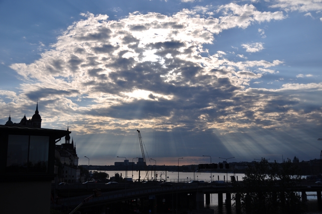 wunderbare Lichtstimmung in Stockholm