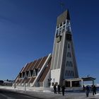 Wunderbare moderne Kirche in Hammerfest