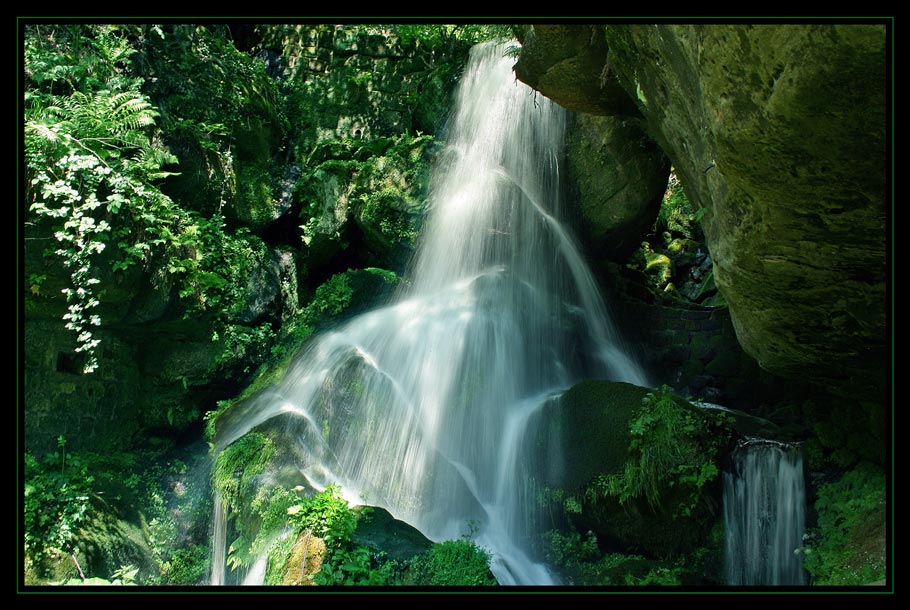 Wunderbarer Lichtenhainer Wasserfall