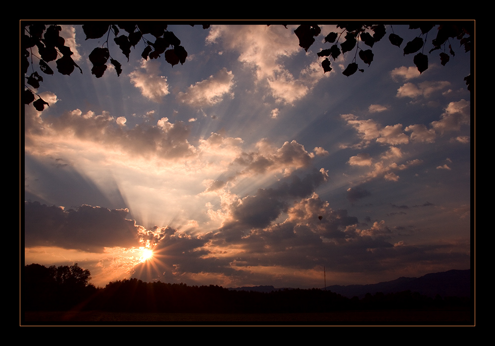 Wunderbarer Sonnenaufgang,