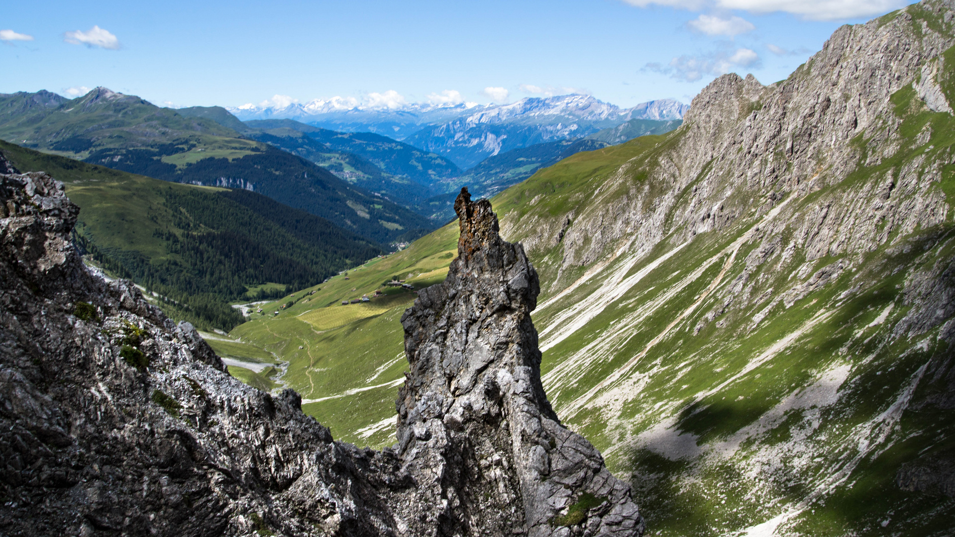 Wunderbares Alpenpanorama