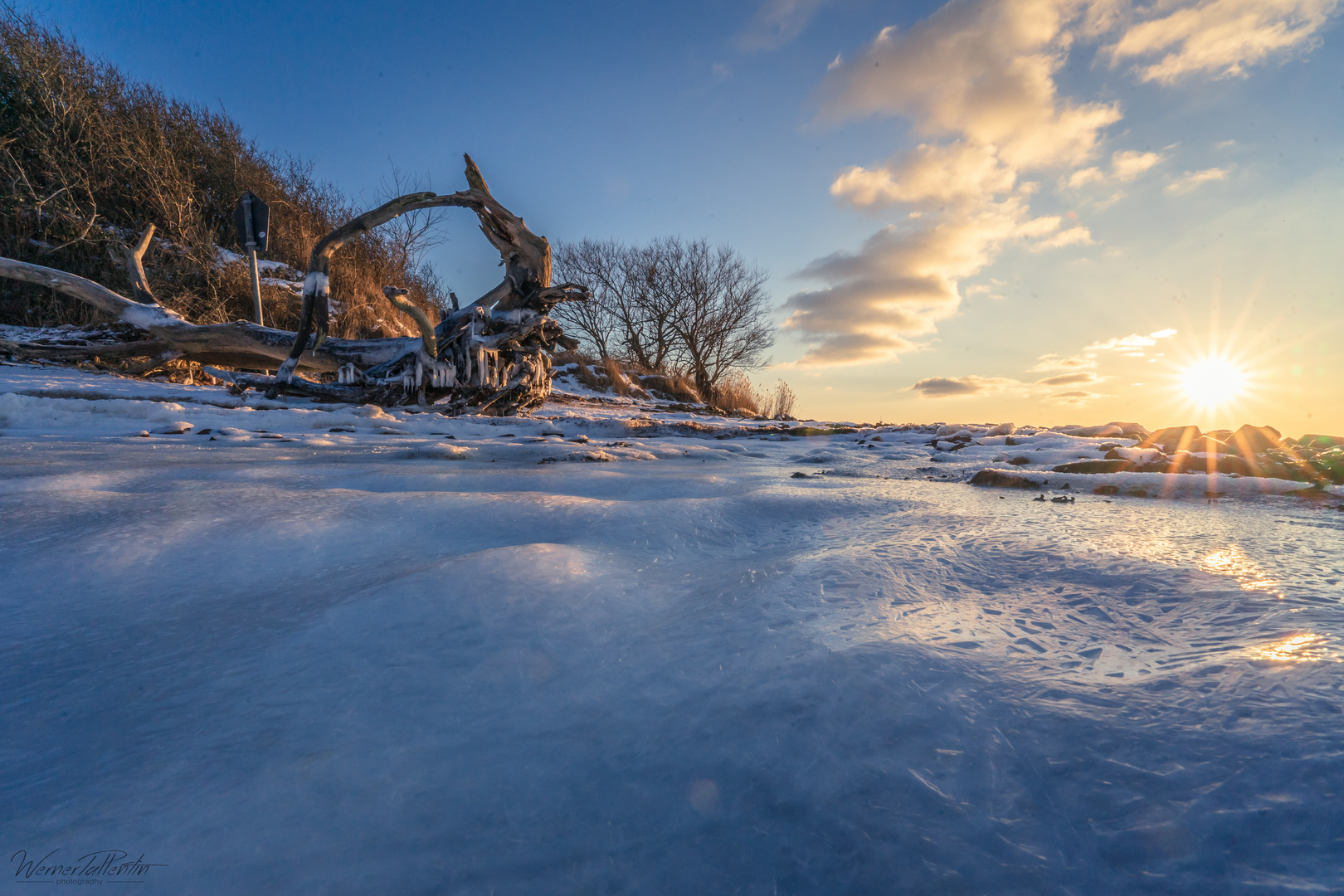 Wunderbares Licht im Winter