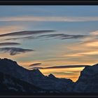 Wunderliche Wolken weit über dem Walensee ...