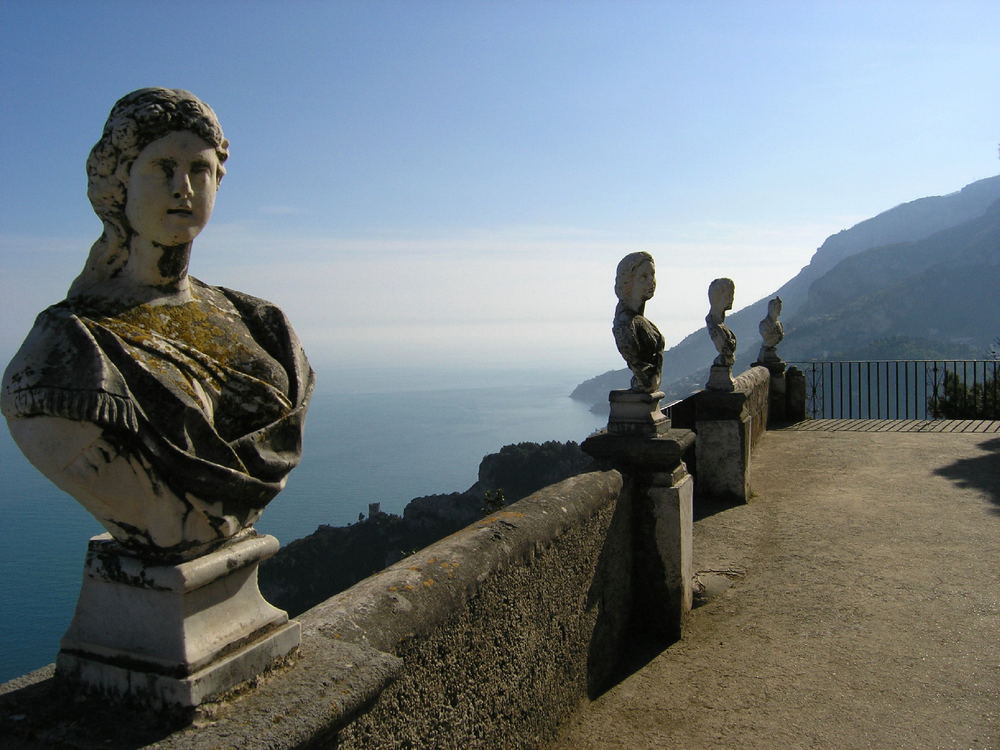 wunderschöne Aussicht auf die Amalfi Küste