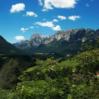 wunderschöne Berchtesgadener Bergwelt.... auch ein Blick vom Soleleitungsweg oberhalb von Ramsau