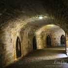 Wunderschöne Mauerdurchgänge der Burg Hohenzollern