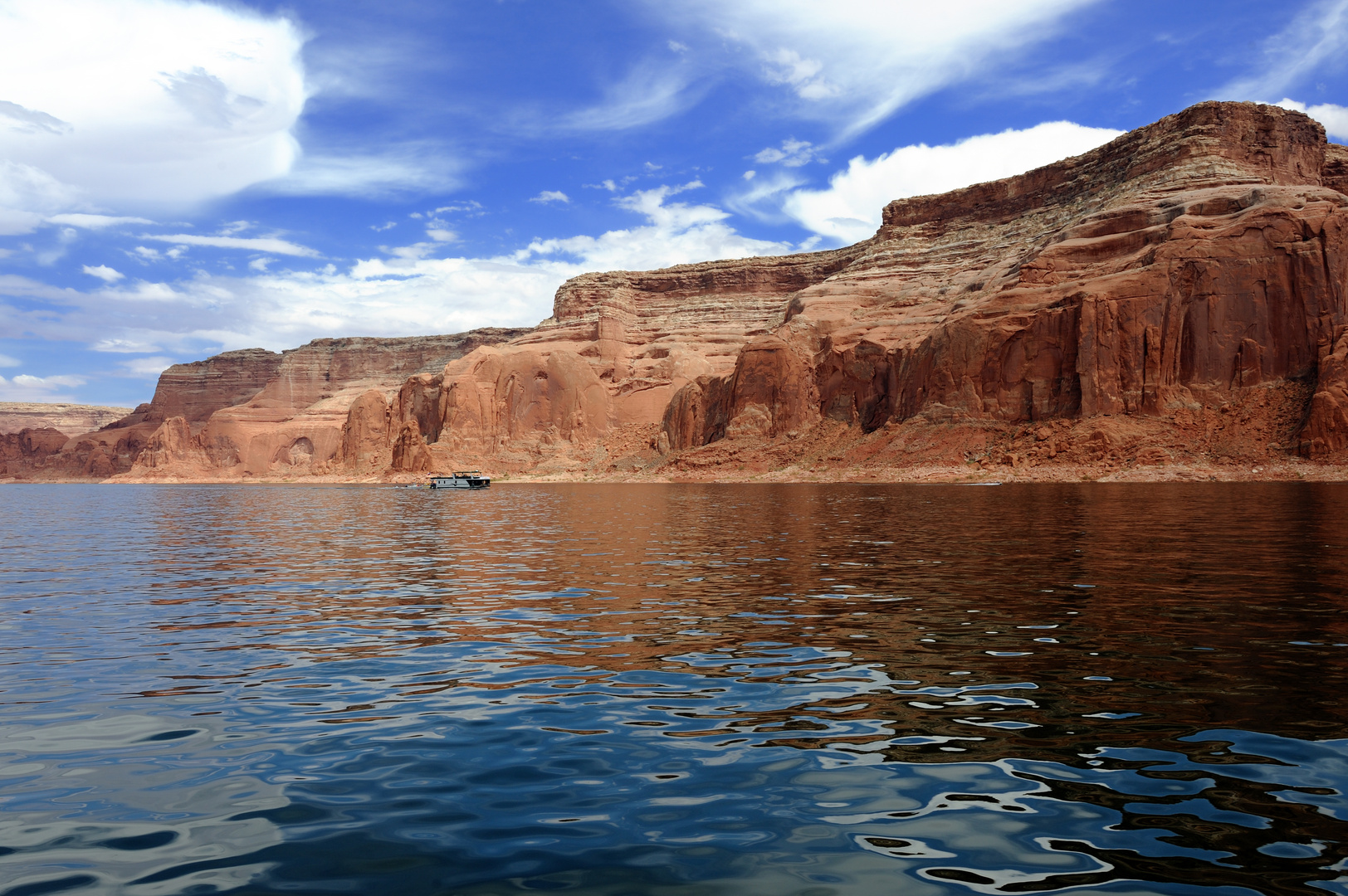 wunderschöne Schiffsfahrt auf dem Lake Powell