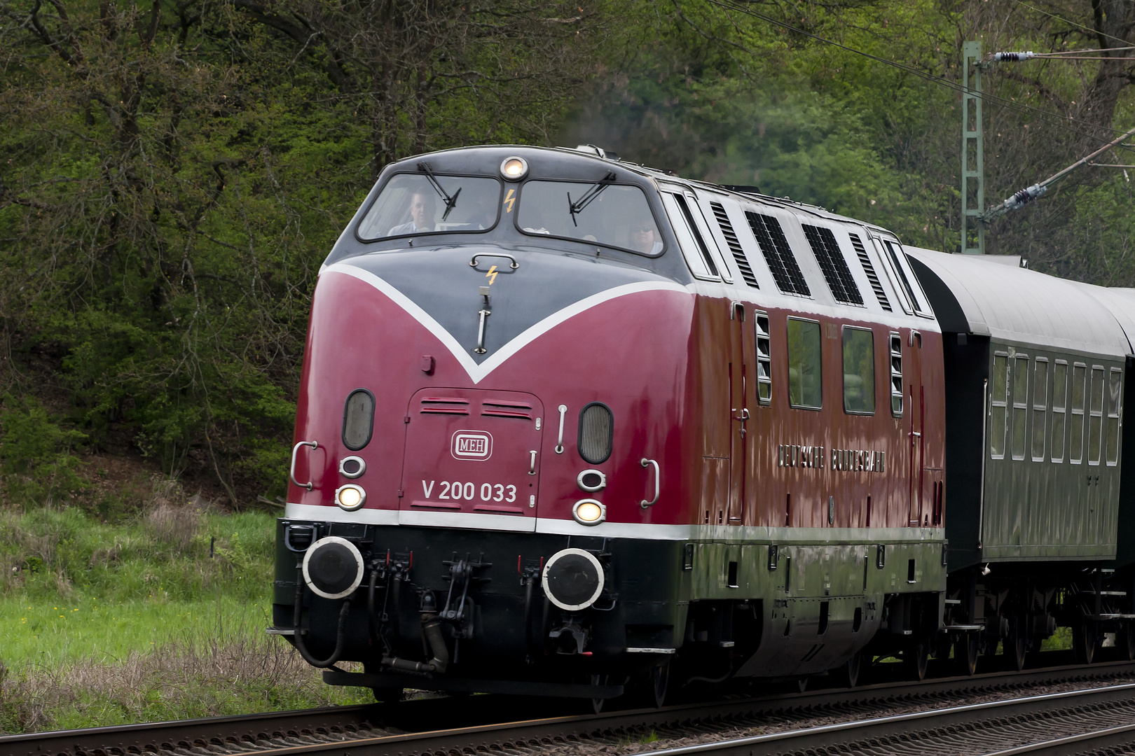 Wunderschöne V200 033 der Eisenbahnfreunde Hamm ...