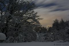 Wunderschöne Winternacht