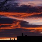 wunderschöner abendhimmel